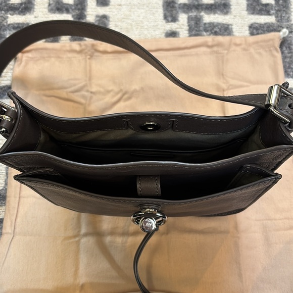 Rebecca Minkoff gray leather crossbody bag - Picture 3 of 4